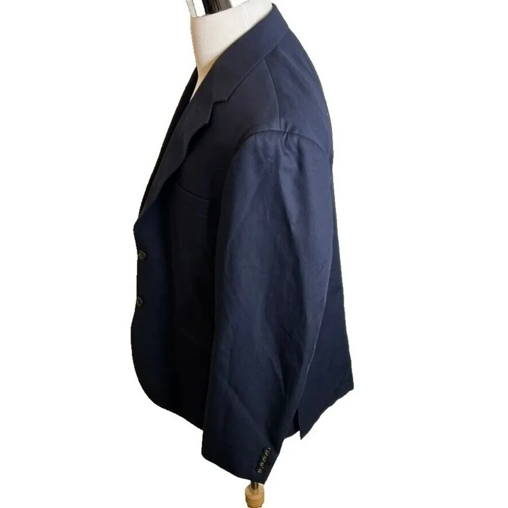 J.Crew $298 Crosby Classic Fit Suit Jacket Italian Chino Navy 34S BQ427 - Picture 7 of 14